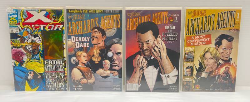 lot 36 image: Misc. Comics Including Marvel & More (Most On Card)