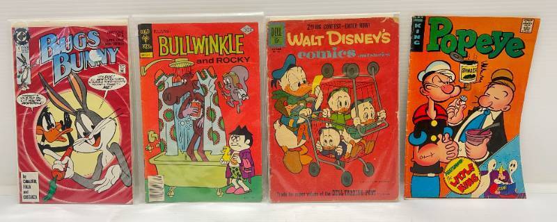 lot 37 image: Misc. Disney Comics Including Bugs Bunny, Donald Duck, Popeye & More