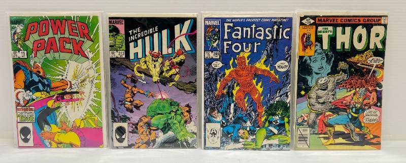 lot 39 image: Misc. Comics Including Marvel & More (Most On Card)