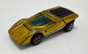 lot 133 image: 1970 Redline HotWheel Ferrari 512S Yellow Gold