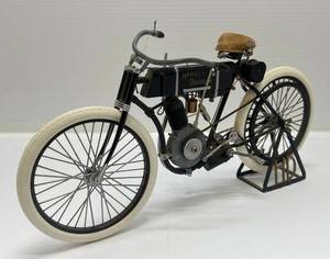 lot 178 image: 1998 16 Scale Xonex Cleveland OH Harley Davidson 1903-04 Replica Motorcycle 13 12 (Needs Repair)