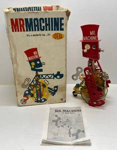 lot 183 image: 1960s Ideal Brand Mr. Machine In Original Box