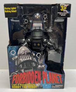lot 187 image: Forbiddin Planet Robby The Robot 12 Walmart Exclusive Electronic Sounds & Lights (NIB)