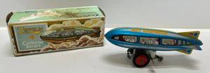 lot 191 image: Reproduction Zeppelin Collector Series. Wind Up Tin Toy Made By Schylling, USA. (Sky Rangers) In Original Box