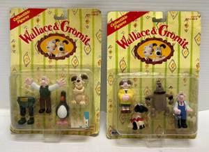 lot 204 image: 1989 Wallace & Gromit Collectible Figures (NIB)