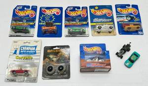 lot 232 image: Misc. HotWheels On Cards & More