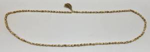 lot 248 image: Antique Bone Carved Skull Beaded Necklace 54 (VERY COOL)