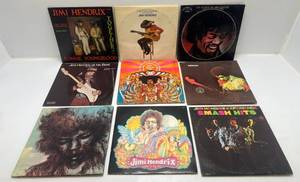 lot 267 image: Misc. Vintage Jimmy Hendrix LPs