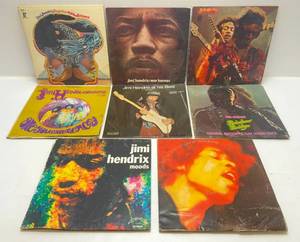 lot 268 image: Misc. Vintage Jimmy Hendrix LPs
