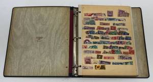 lot 283 image: Vintage Stamp Album With Misc. Stamps