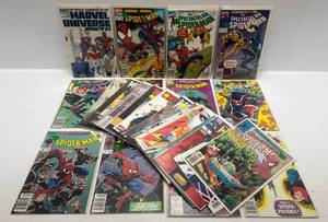 lot 311 image: Misc. Comics Including Spiderman And More (In Protecive Sleeves On Card)