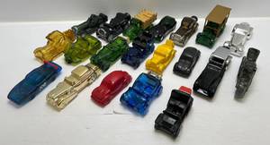 lot 82 image: Misc. Avon Car Bottles