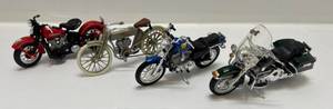lot 85 image: Misc. Miniature Harley-Davidson Motorcycles