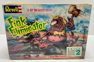 lot 104 image: 1990 Revell Ed Big Daddy Roth (Fink Eliminator) Model Kit (Sealed)