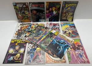 lot 329 image: Misc. Comics Including Teen Titans And More (In Protecive Sleeves)