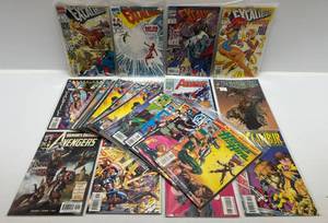 lot 340 image: Misc. Comics Including Excalibur And More (In Protecive Sleeves)