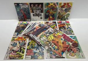 lot 346 image: Misc. Comics Including Thor And More (In Protecive Sleeves)