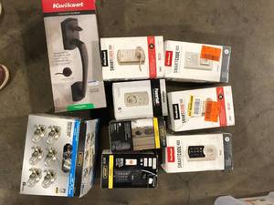 Lot of Assorted Digital Door Locks Various Models and Conditions  Customer Returns See Pictures