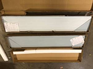 Lot of GRIDMANN 14 in. x 72 in. x 18.5 in. Stainless Steel Wall Mount Garage Wall Shelf with Brackets  Customer Returns See Pictures