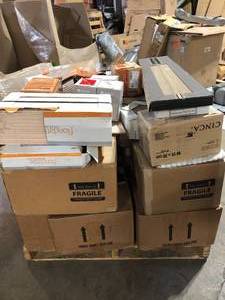 Pallet of Mixed Assorted Flooring Various Models and Conditions Customer Returns See Pictures