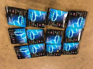 Lot of Tzumi Aura 12 ft. LED Color Strip Light with Remote and Pre-Programmed Holiday Modes    Customer Returns See Pictures