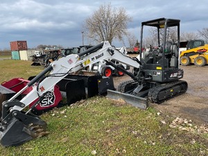 lot 1 image: 2020 Bobcat Model E32i Compact Mini Tracked Excavator