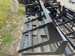 lot 30 image: Brand New Made In America Universal Mount Bobcat Skid Loader Skid Steer 72 Landscape PlanerLeveler Attachment
