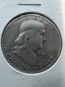 1952 US FRANKLIN HALF DOLLAR