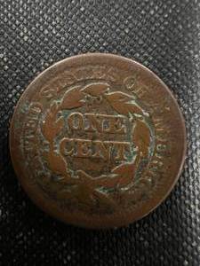 1852 US BRAIDED HAIR LARGE CENT