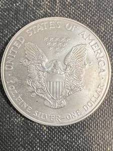 1996 AMERICAN SILVER EAGLE 1 TROY OZ .999 FINE SILVER