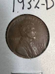 1932-D US WHEAT CENT XF