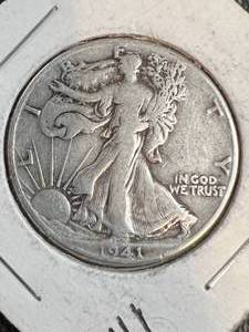 1941 US WALKING LIBERTY HALF DOLLAR