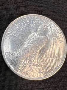 1922 US SILVER PEACE DOLLAR