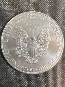 2018 AMERICAN SILVER EAGLE 1 TROY OZ .999 FINE SILVER