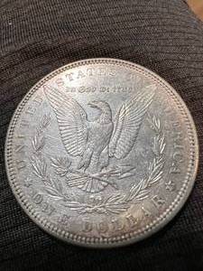 1884 US MORGAN SILVER DOLLAR