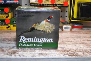 Remington 12ga high-velocity pheasant loads 2.75 4-shot 25 shells