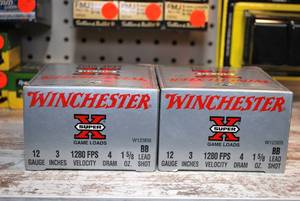 Winchester 12ga Super X 3 lead BB-shot 50 shells