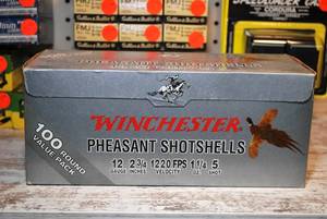 Winchester 12ga Super X 2-34 lead 5-shot 100 Shell Pack