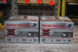Winchester 12ga High-velocity 3 Steel BB-shot 50 Shells Lot 3