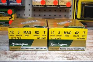 Remington 12ga nitro-steel magnum 3 T-shot 50 shells Lot 1