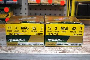 Remington 12ga nitro-steel magnum 3 T-shot 50 shells Lot 2