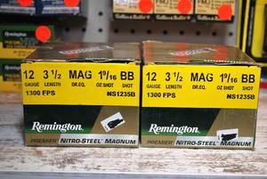 Remington 12ga nitro-steel magnum 3.5 BB-shot 50 shells Lot 1