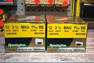 Remington 12ga nitro-steel magnum 3.5 BB-shot 50 shells Lot 2
