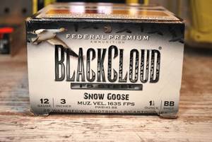 Federal Premium Black Cloud FS Steel 3 BB-Shot 25 Shells