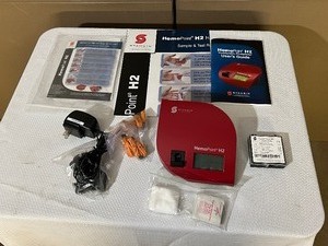 lot 55 image: MSRP $1600 EKF Diagnostics Stanbio HemoPoint H2 Hemoglobin Photometer Kit -&nbspprovides a precise hemoglobin and hematocrit measurement in as quick as 30 seconds  One test. Two results - Like New Condition