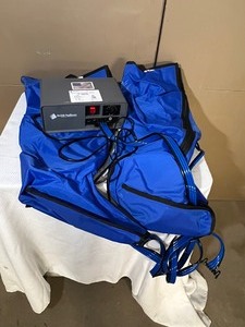 lot 65 image: WOW MSRP $3200 BioTAB Healthcare Sequential Circulator Model SC-2004-OC Compression Device With 2 Full Leg Sleeves For Compression Treatment Of Lymphadema & Venous Disorders - SLEEVES LOOK NEW OR LIKE NEW  Size&nbspMedium 32