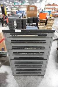 Metal Tool Chest LOADED with Sunnen Hone Components