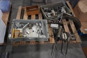 Pallet of Assorted Machining Components - Clamps, HeliCoil Mount