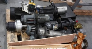 Pallet of Pumps and Drill Spindles