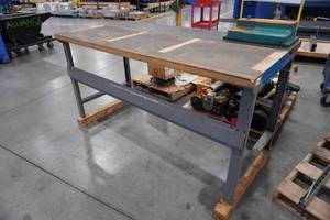 Wood Top Work Station